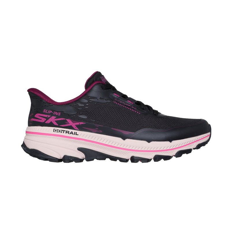 خرید کفش مشکی زنانه اسکیچرز اصل مدل 129532 BKPK Slip-ins: Go Run Trail Altitude 2.0 – Utmost Tread از کاینا اسپرتس