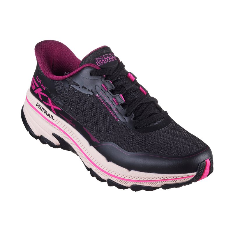 خرید کفش مشکی زنانه اسکیچرز اصل مدل 129532 BKPK Slip-ins: Go Run Trail Altitude 2.0 – Utmost Tread از کاینا اسپرتس