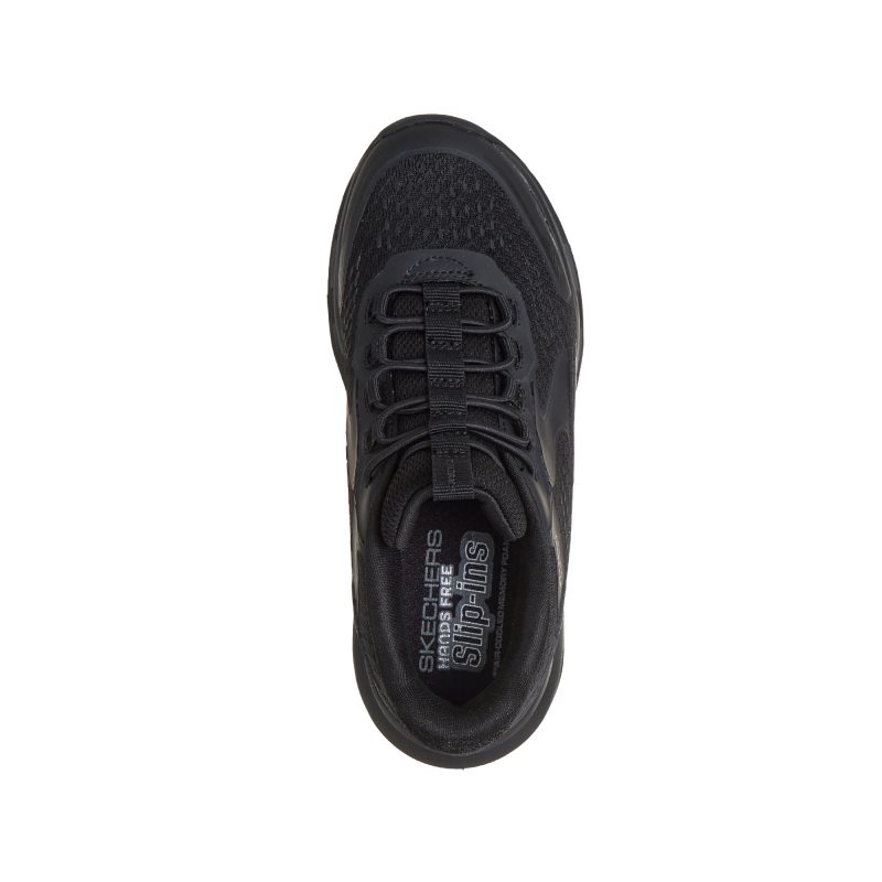 خرید کفش پسرانه مشکی اسکیچرز مدل 404203L BBK Slip-ins: Glide-Step Plus - Vista - Lane راحت‌پوش از کایانا اسپرتس