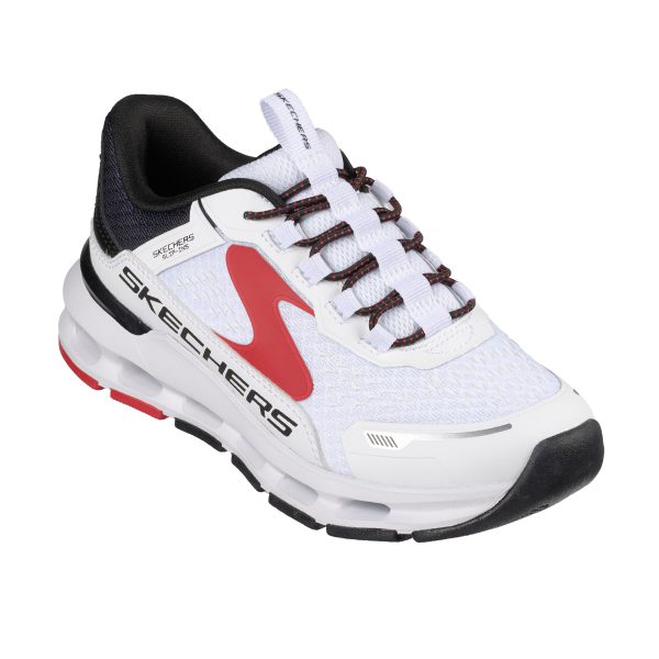 خرید کفش پسرانه راحت‌پوش سفید اسکیچرز اصل مدل 404203L WBKR Slip-ins: Glide-Step Plus - Vista - Lane از کایانا اسپرتس