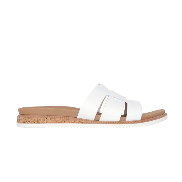 خرید دمپایی سفید زنانه اسکچرز اصل مدل 114707 WHT BOBS Desert Kiss Low - Peak Look از کایانا اسپرتس