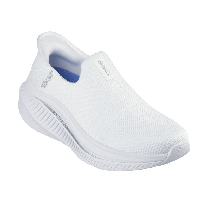 خرید کفش بدون بند سفید زنانه اسکچرز مدل 125586 WHT Slip-ins: Go Walk Max Cushioning Arch Fit - Camila از کایانا اسپرتس