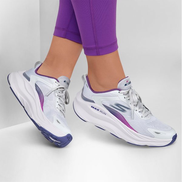 خرید و قیمت کفش دویدن زنانه طوسی اسکیچرز اصل مدل 129202 GRY Max Run - Pacewave از کایانا اسپرتس