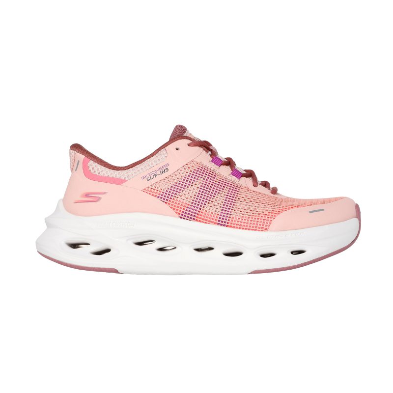 خرید کفش زنانه اسکیچرز اصل صورتی مدل 129401 PCH Slip-ins: Max Cushioning Glide-Step - Aberdeen از کایانا اسپرتس