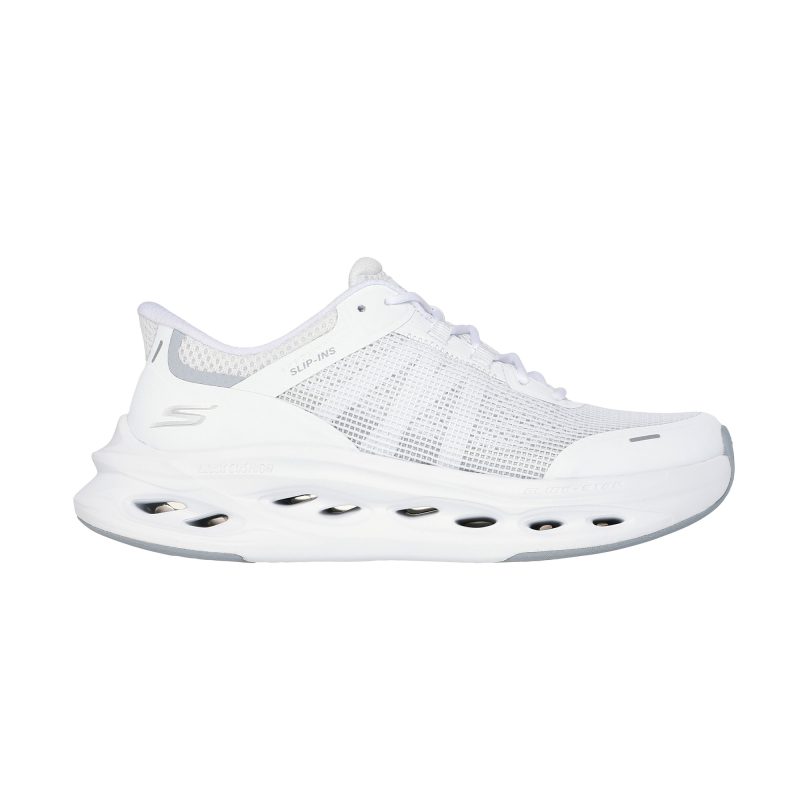 خرید کفش سفید رانینگ زنانه اسکچرز مدل 129401 WGY Slip-ins: Max Cushioning Glide-Step - Aberdeen از کایانا اسپرتس