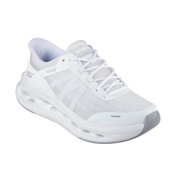 خرید کفش سفید رانینگ زنانه اسکچرز مدل 129401 WGY Slip-ins: Max Cushioning Glide-Step - Aberdeen از کایانا اسپرتس