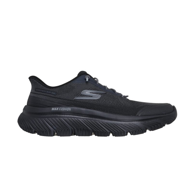 خرید کفش مشکی راحتپوش مردانه اسکچرز مدل 217128 BBK Slip-ins: Go Walk Max Cushioning Hyper Burst – Zoltar از کایانا اسپرتس