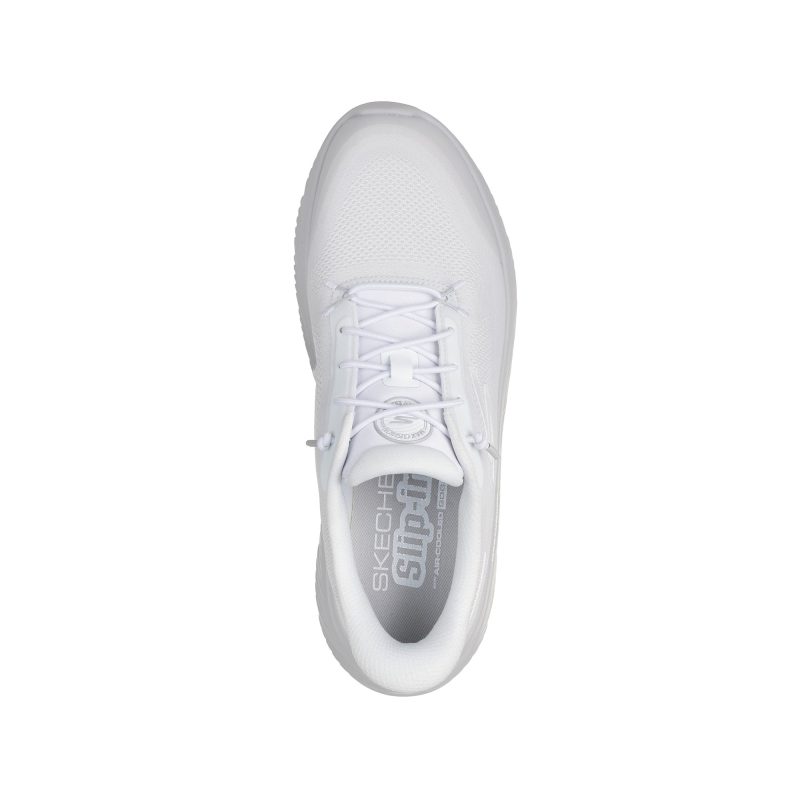 خرید کفش سفید مردانه اسکیچرز راحت پوش مدل 217128 WGY Slip-ins: Go Walk Max Cushioning Hyper Burst - Zoltar طبی از کایانا اسپرتس