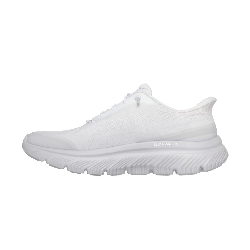 خرید کفش سفید مردانه اسکیچرز راحت پوش مدل 217128 WGY Slip-ins: Go Walk Max Cushioning Hyper Burst - Zoltar طبی از کایانا اسپرتس