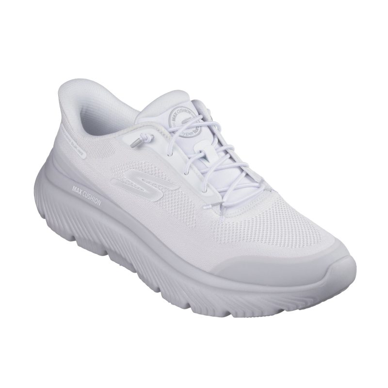 خرید کفش سفید مردانه اسکیچرز راحت پوش مدل 217128 WGY Slip-ins: Go Walk Max Cushioning Hyper Burst - Zoltar طبی از کایانا اسپرتس