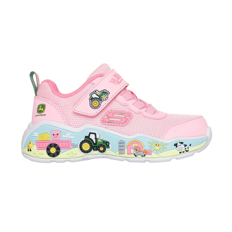 خرید کفش خردسال صورتی دخترانه اسکیچرز مدل 303187N PKMT John Deere: Play Scene - Farm Girlie از کایانا اسپرتس