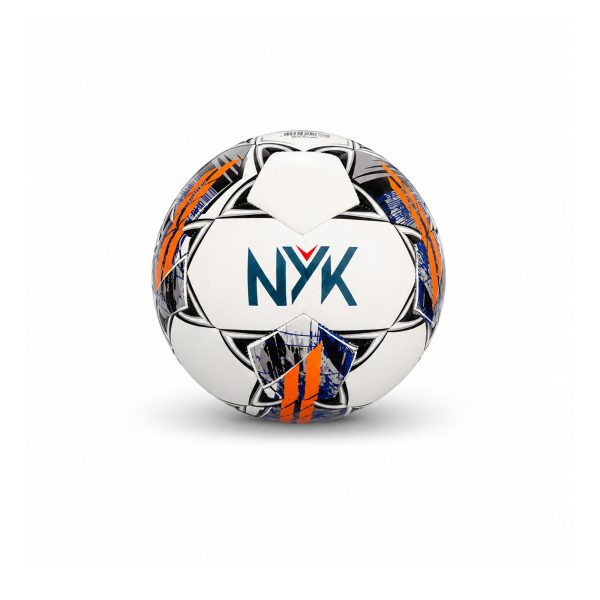 خرید و قیمت توپ سفید نارنجی فوتبال NYK سایز 5 اورجینال از کایانا اسپرتس