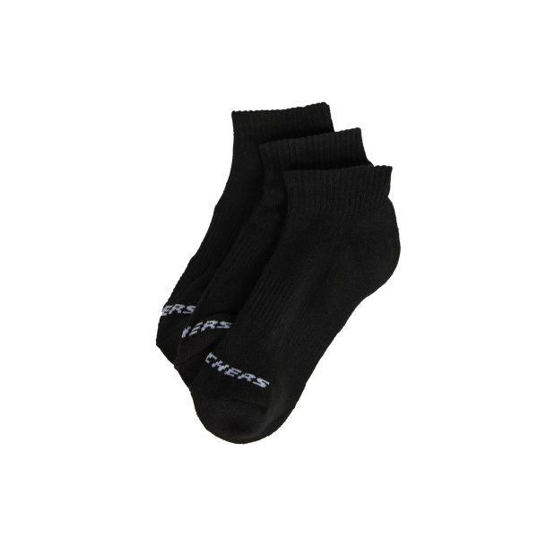 خرید جوراب مشکی مچی زنانه اسکچرز مدل S111035C 001 بسته 3 عددی از کایانا اسپرتس