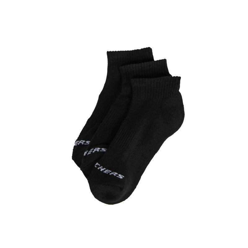 خرید جوراب مشکی مچی زنانه اسکچرز مدل S111035C 001 بسته 3 عددی از کایانا اسپرتس