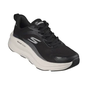 خرید کفش مشکی زیره سفید مردانه اسکچرز مدل 221002 BKW Max Run - Pacewave از کایانا اسپرتس