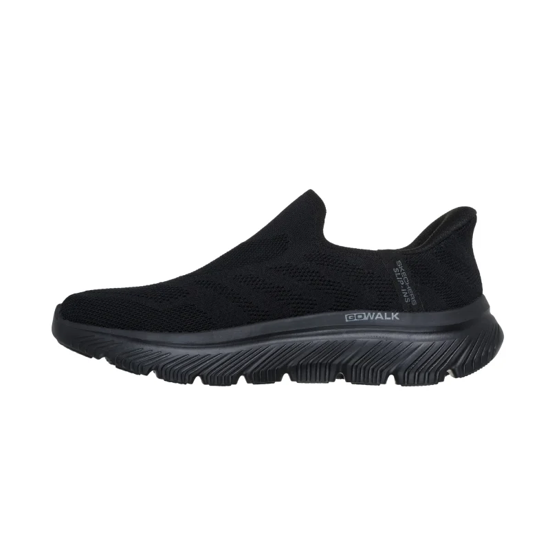 خرید کفش بدون بند مشکی مردانه اسکچرز مدل 217131 BBK Slip-ins: Go Walk Max Cushioning Hyper Burst - Faber از کایانا اسپرتس