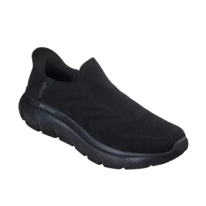 خرید کفش بدون بند مشکی مردانه اسکچرز مدل 217131 BBK Slip-ins: Go Walk Max Cushioning Hyper Burst - Faber از کایانا اسپرتس