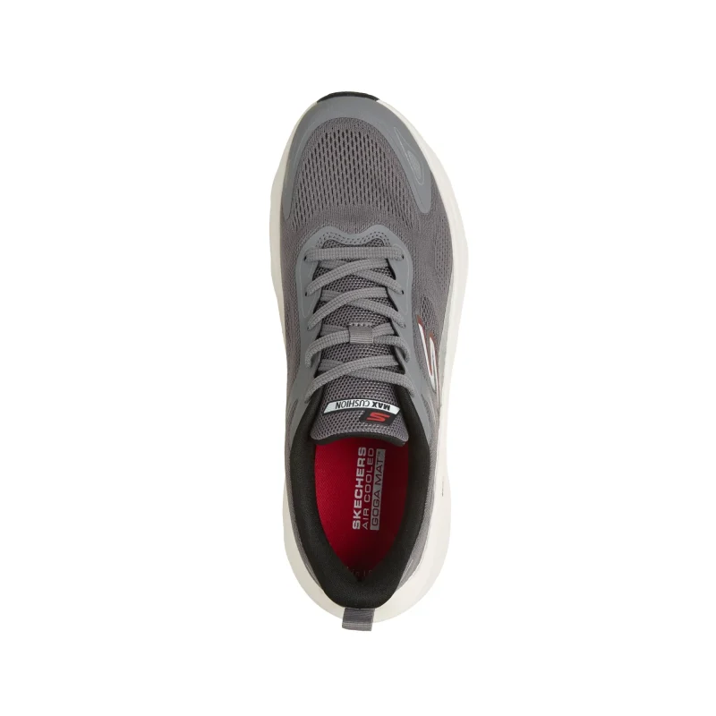 خرید کفش رانینگ طوسی مردانه اسکچرز اصل مدل 221002 GRY Max Run - Pacewave از کایانا اسپرتس